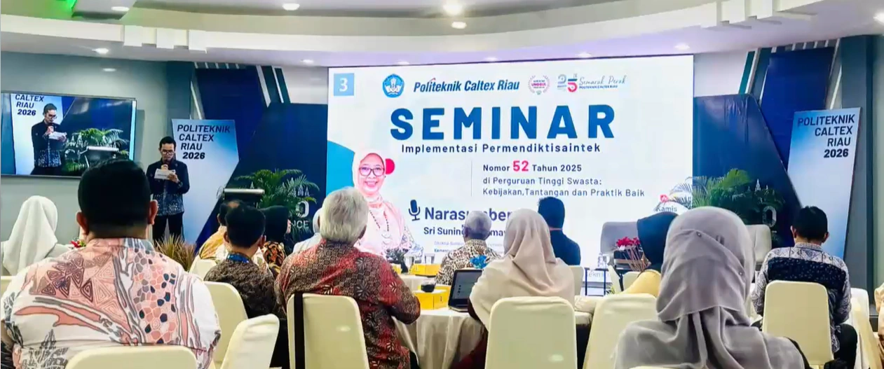 UPP Hadiri Seminar Implementasi Permendiktisaintek Nomor 52 Tahun 2025 di Politeknik Caltex Riau